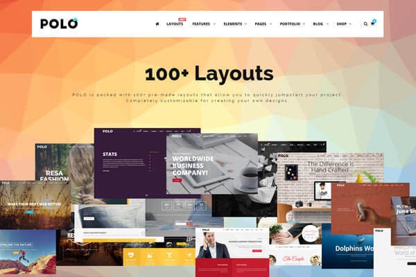 Polo Header Modern